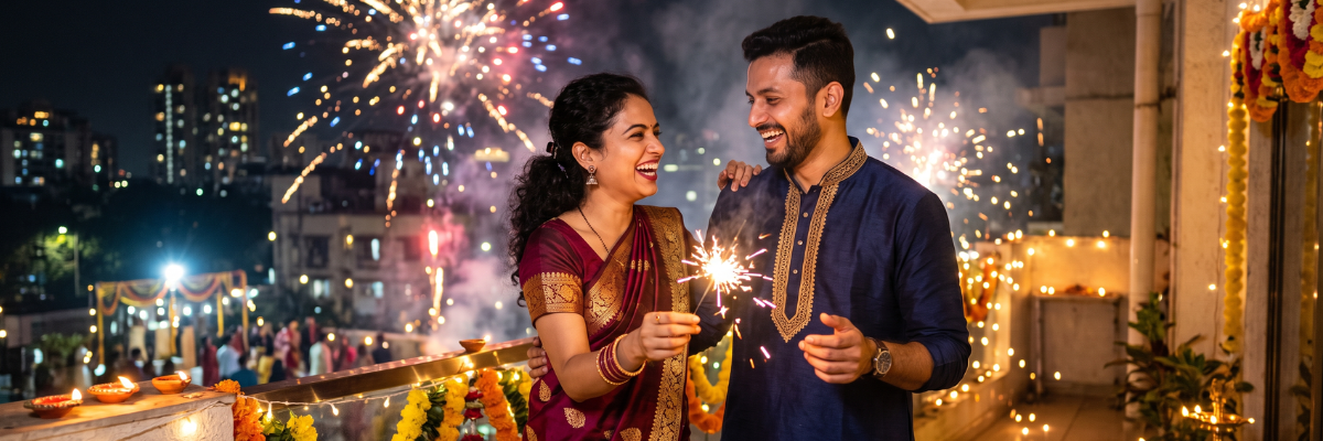 Fireworks online shopping display